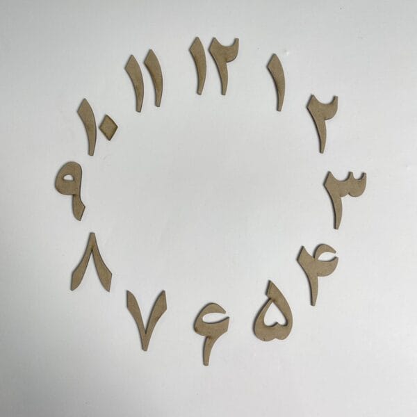 اعداد فارسی چوبی - Image 1