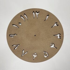 ساعت اعداد کات شده فارسی