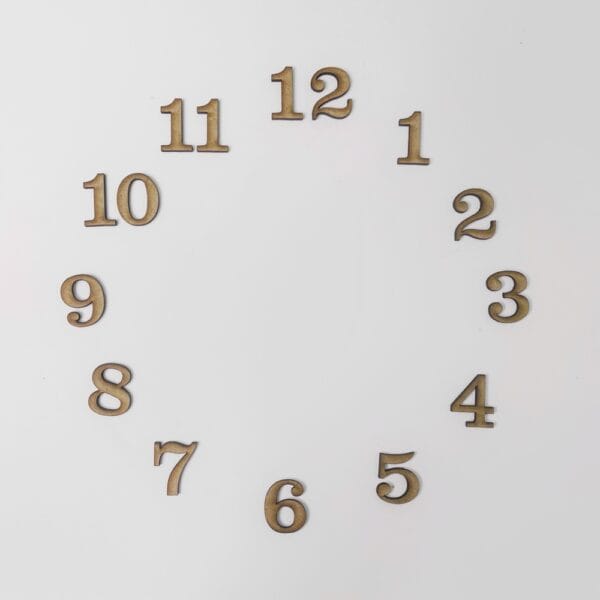 اعداد انگلیسی چوبی - Image 1