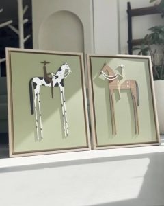 بیس چوبی اسب